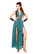 Maid Marian from Robin Hood, costume dress, high slit